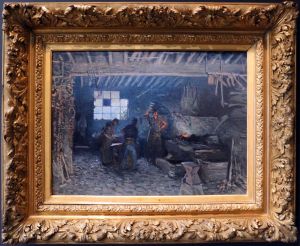 The forge in Marly-le-Roi by Alfred Sisley