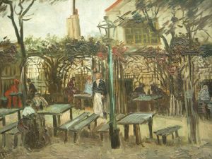 Gartenlokal "La Guinguette" auf dem Montmartre by Vincent Van Gogh