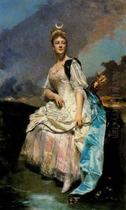 La marquesa d'Hervey Saint-Denys com a Diana