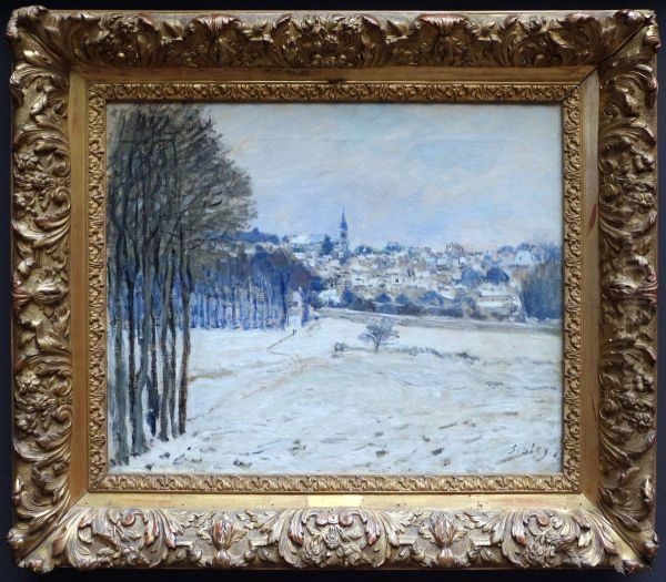 Snow in Marly-le-Roi - view 1