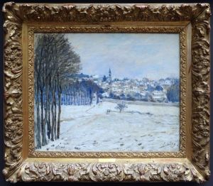 Snow in Marly-le-Roi by Alfred Sisley
