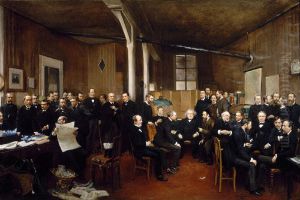 The Newsroom of theJournal des Debats