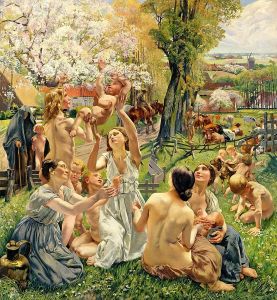 The Morning by Leon Frederic