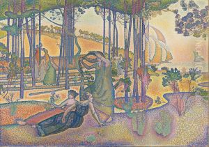 The Evening Air by Henri-Edmond Cross