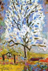 L'Amandier en fleurs by Pierre Bonnard