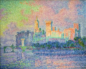 Paul Signac, The Papal Palace, Avignon, 1909 by Paul Signac