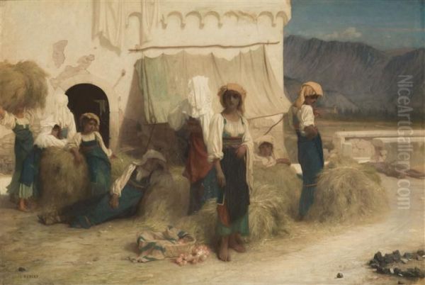 The hay harvesters of San Germano - view 1