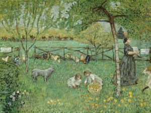The Large Garden by Pierre Bonnard