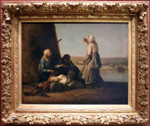 Le repos des faneurs by Jean-Francois Millet