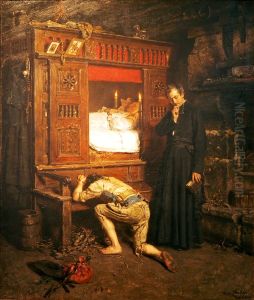 Powrot (syna marnotrawnego) by Henry Mosler