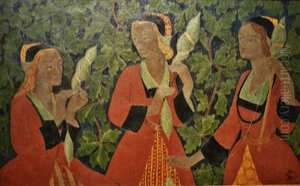 Les trois fileuses Les trois fileuses