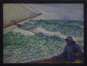 Man at the helm by Theo van Rysselberghe