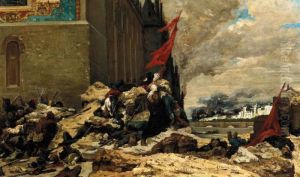 L'Incendie des Tuileries by Georges Clairin