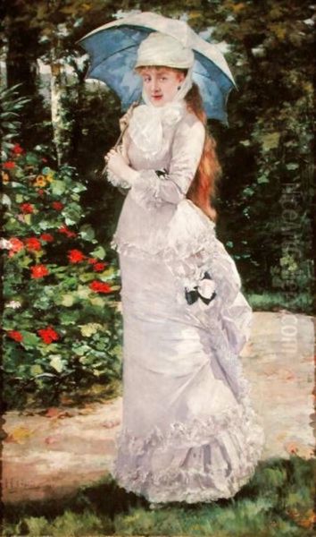 Portrait of Mlle Valtesse de la Bigne - view 1