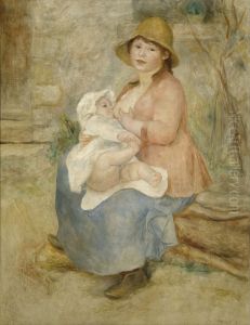 Maternite, dit aussi l'Enfant au sein by Pierre Auguste Renoir