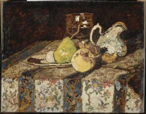Nature morte au pichet blanc