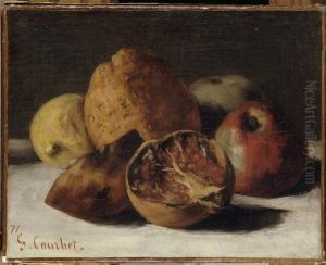 pommes et grenades by Gustave Courbet