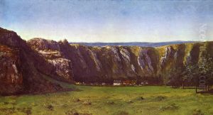 La roche de dix heures by Gustave Courbet