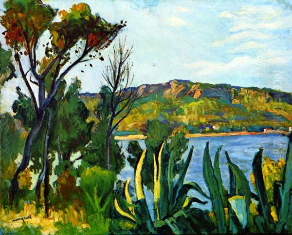 Landscape, Mediterranean bay, view of Agay - view 1