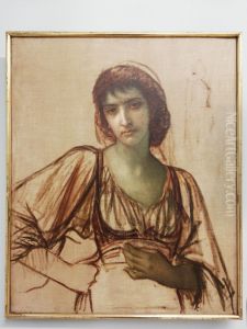 A 'ciociara', peasant woman from Italy by Ernest Hebert
