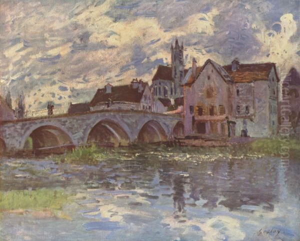 Brucke vonMoret-sur-Loing - view 1