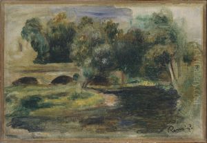 Bridge Over a River by Pierre Auguste Renoir