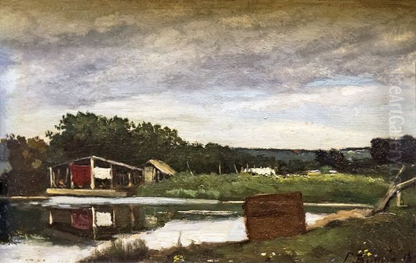 Port-Marly or Small pond. - view 1