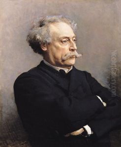 Alexandre Dumas Fils (1824-1895) by Leon Bonnat