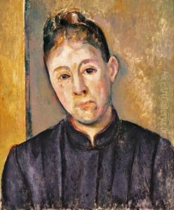 Portrait de Madame Cezanne by Paul Cezanne