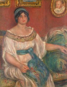 Portrait of Madame Colonna Romano by Pierre Auguste Renoir