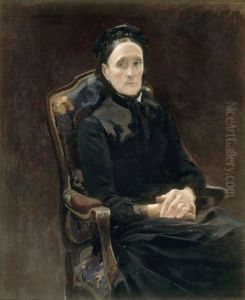 Portrait de Madame Paris, belle-mere de l'artiste Portrait de Madame Paris, belle-mere de l'artiste