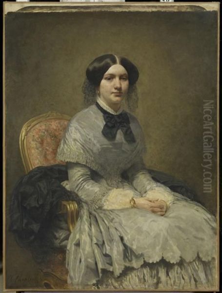 Portrait de madame William Priestley, nee Adele Chaplin - view 1