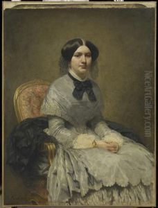 Portrait de madame William Priestley, nee Adele Chaplin by Charles Joshua Chaplin