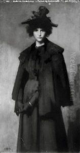 Portrait de Mademoiselle Laura Leroux by Jean-Jacques Henner