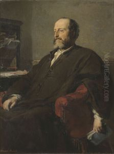 Portrait of Emile Augier by Edouard Louis Dubufe