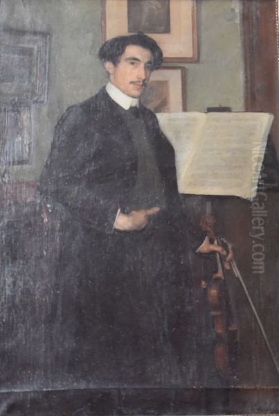Portrait of M. Laparra, composer - view 1