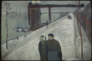 Quai de Clichy sur la Seine by Emile Bernard