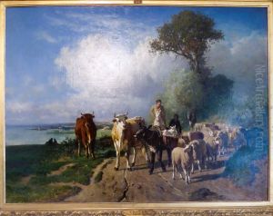 The return from the market by Constant Troyon