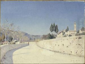 Route blanche de Provence by Cyrille Besset