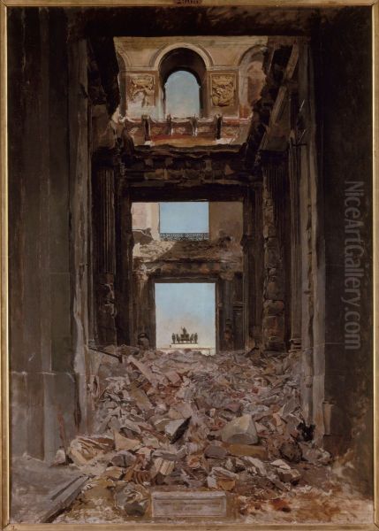 Ruines des Tuileries - view 1