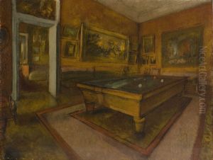 Salle de billard au Menil-Hubert Salle de billard au Menil-Hubert