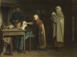 Scene de cabaret by Charles de Groux
