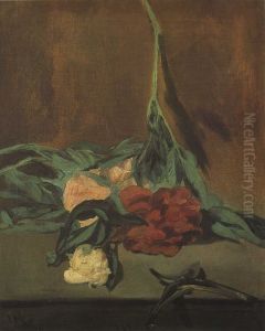 Tiges de Pivoines et Secateur Tiges de Pivoines et Secateur