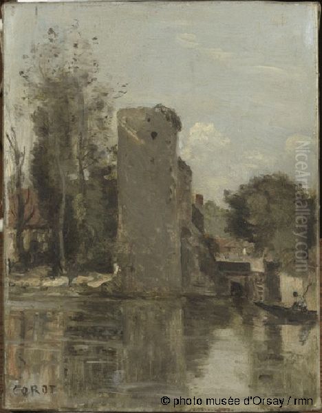 Tower at the water's edge - view 1