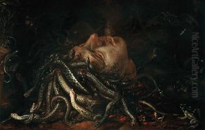 Medusa / Head of Medusa by Leonardo Da Vinci