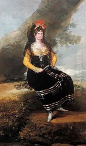 The Countess of Fernan Nunez by Francisco Goya Fuendetodos