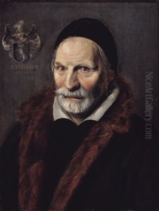 Portrait of Jacobus Hendricksz Zaffius by Frans Hals