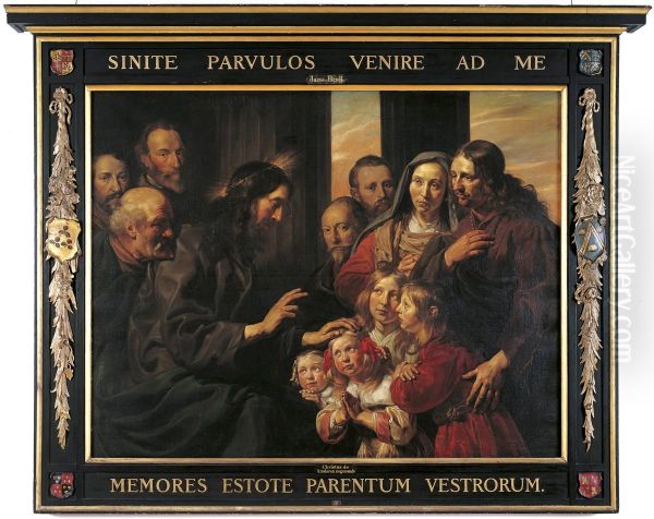 'Suffer the little children to come unto me': Pieter Braems, Emmerentia van der Laen and their children - view 1