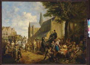 Grote Markt, Haarlem by Reinier Craeyvanger