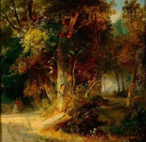 in the forest by Petrus Marius Molijn